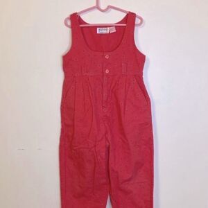 Vintage 1990s Peppermint Lane Floral One Piece Jumped‎